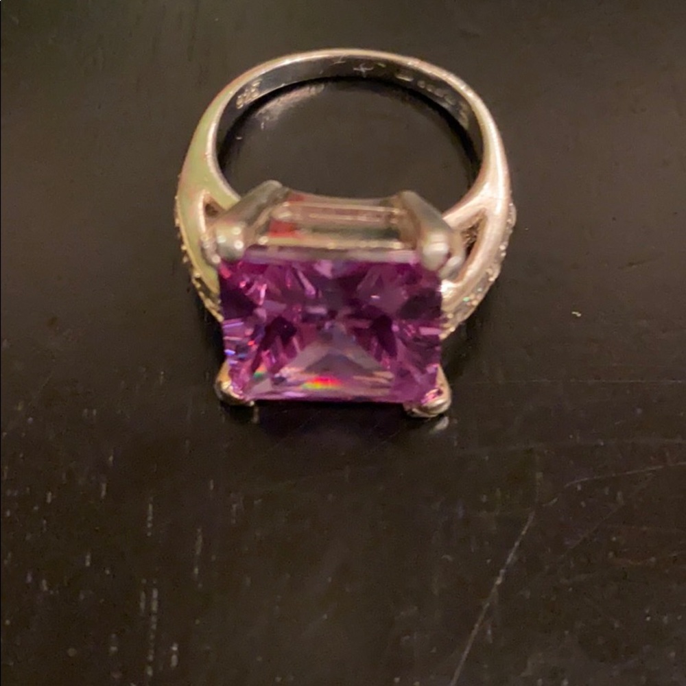 New Purple Statement Ring - image 3